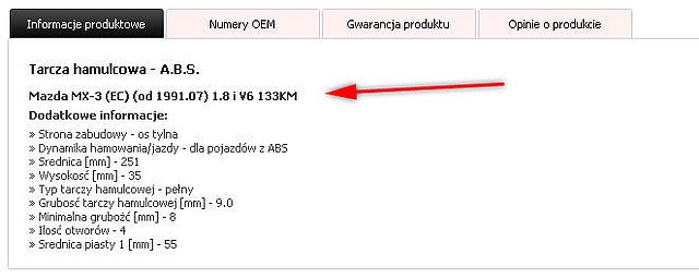 Informacje o produkcie