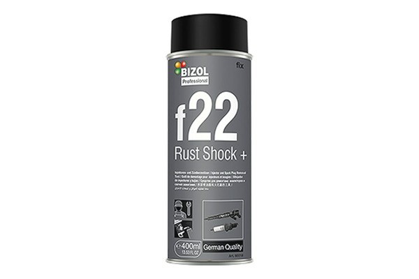 Odrdzewiacz w sprayu BIZOL RUST SHOCK+ F22, 400 ml