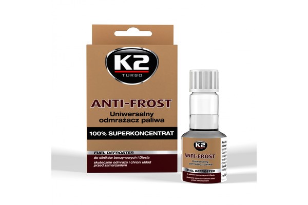 Uniwersalny odmrażacz paliwa K2 Anti-Frost, 50 ml