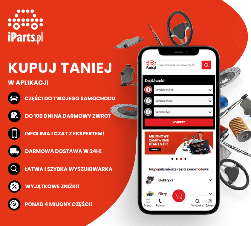 Kupuj taniej w iParts.pl w aplikacji